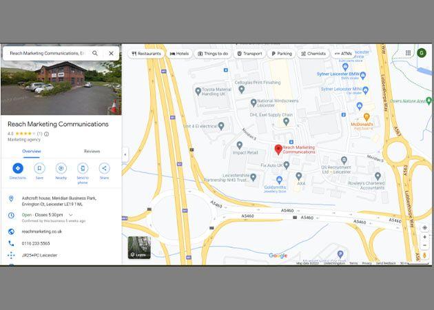 Real Estate SEO Google Maps pin